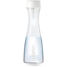 Laica Botella Filtrante Glassmart 1.1L Blanca con 2 Filtros